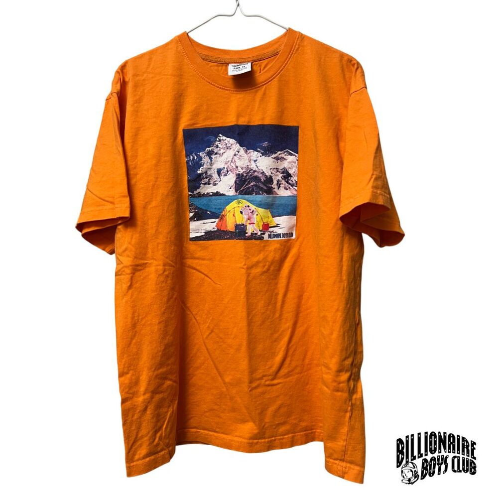 Billionaire Boys Club BBC Men’s Photo T-Shirt Orange Astronaut Everest Y2K XL